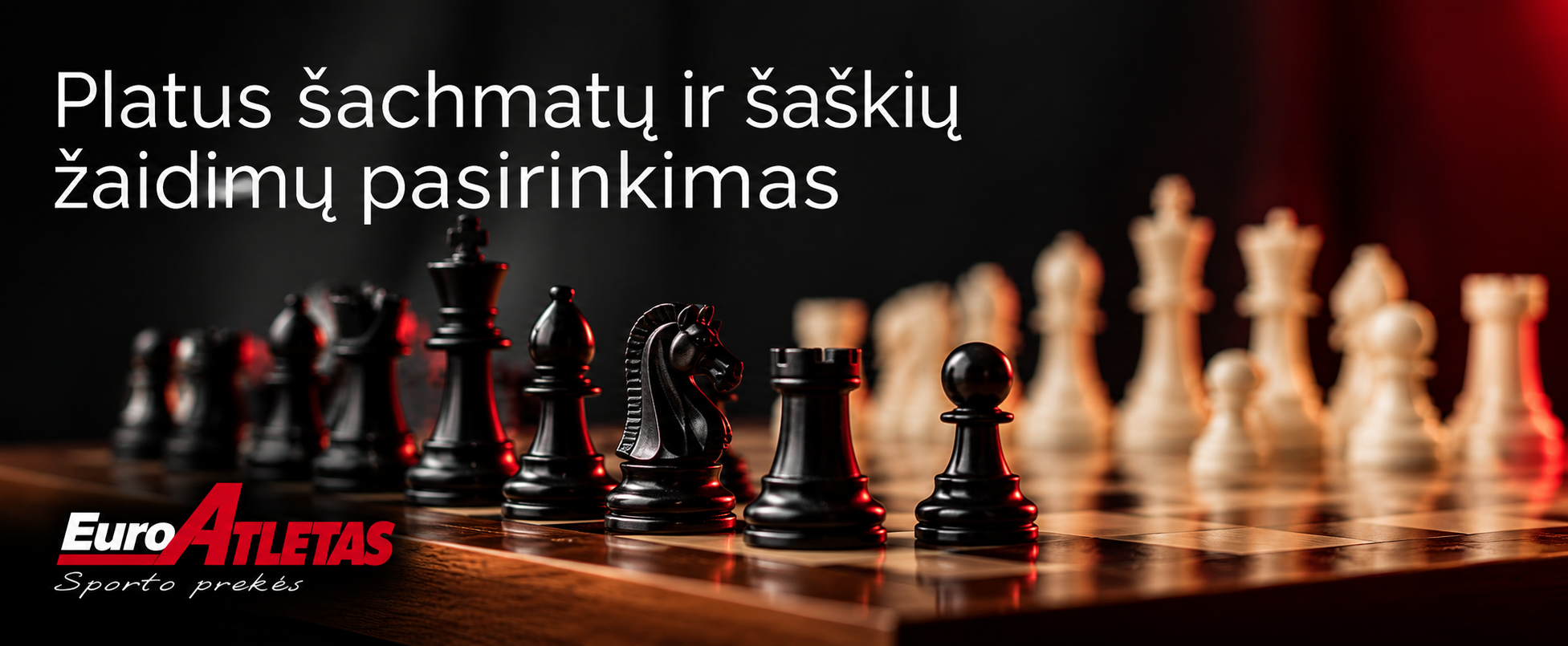 Platus šachmatų ir šaškių pasirinkimas